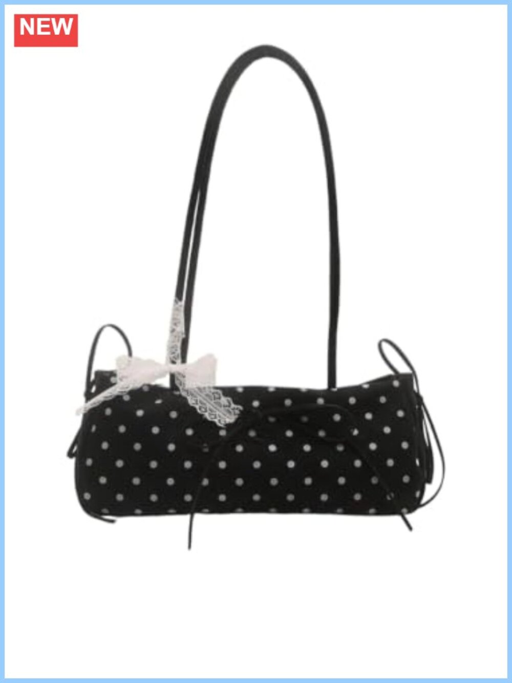 Polka Dots Clutch Purse PU Leather Party Shoulder Bag